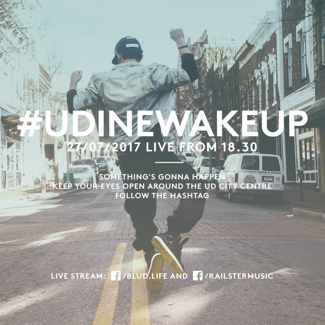 Railster's tweet image. #UDINEwakeup for my town! We will stream on FB/Insta follow the hastag 27/07/17 6.30 UTC+1 #railster #betweenmeandyou #preview #music #udine