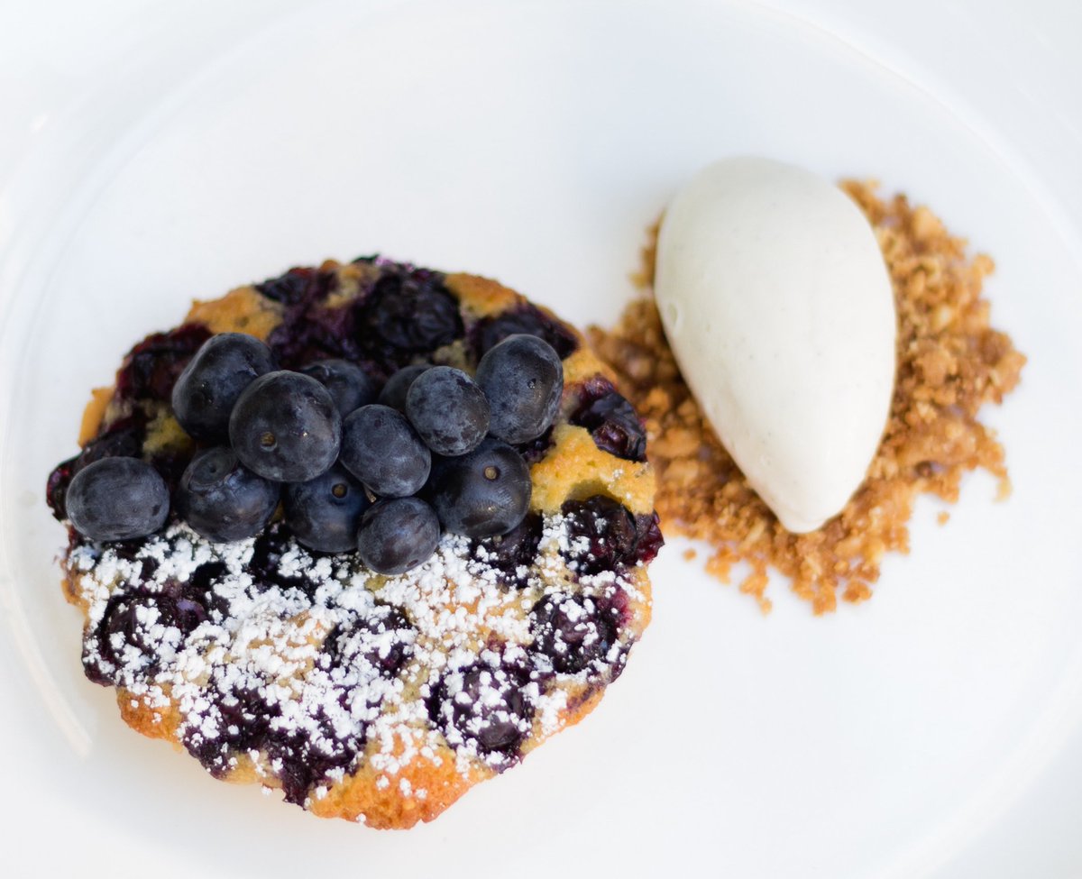 Blueberry Almond Tartlet, the fruit and nut combination create the perfect sweet bite.