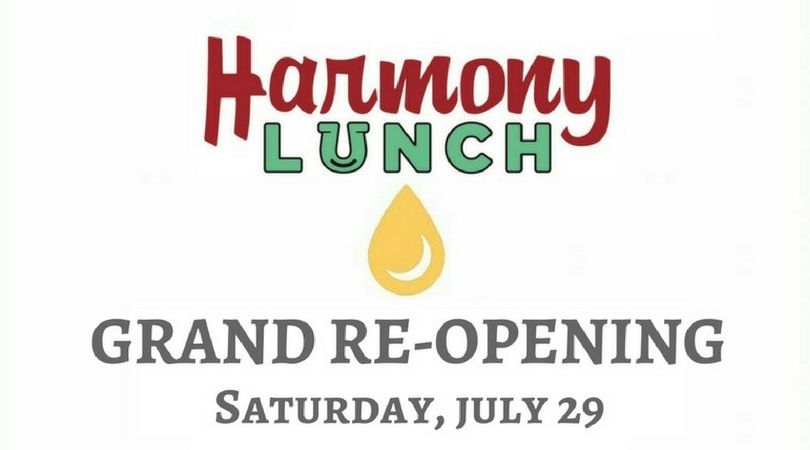 harmony_lunch's tweet photo. Joining us on Saturday for our grand re-opening? RSVP to our #Facebook event: https://t.co/WaEYvbsact. Can't wait to see you! #KWAwesome https://t.co/hsqFUWQcRf