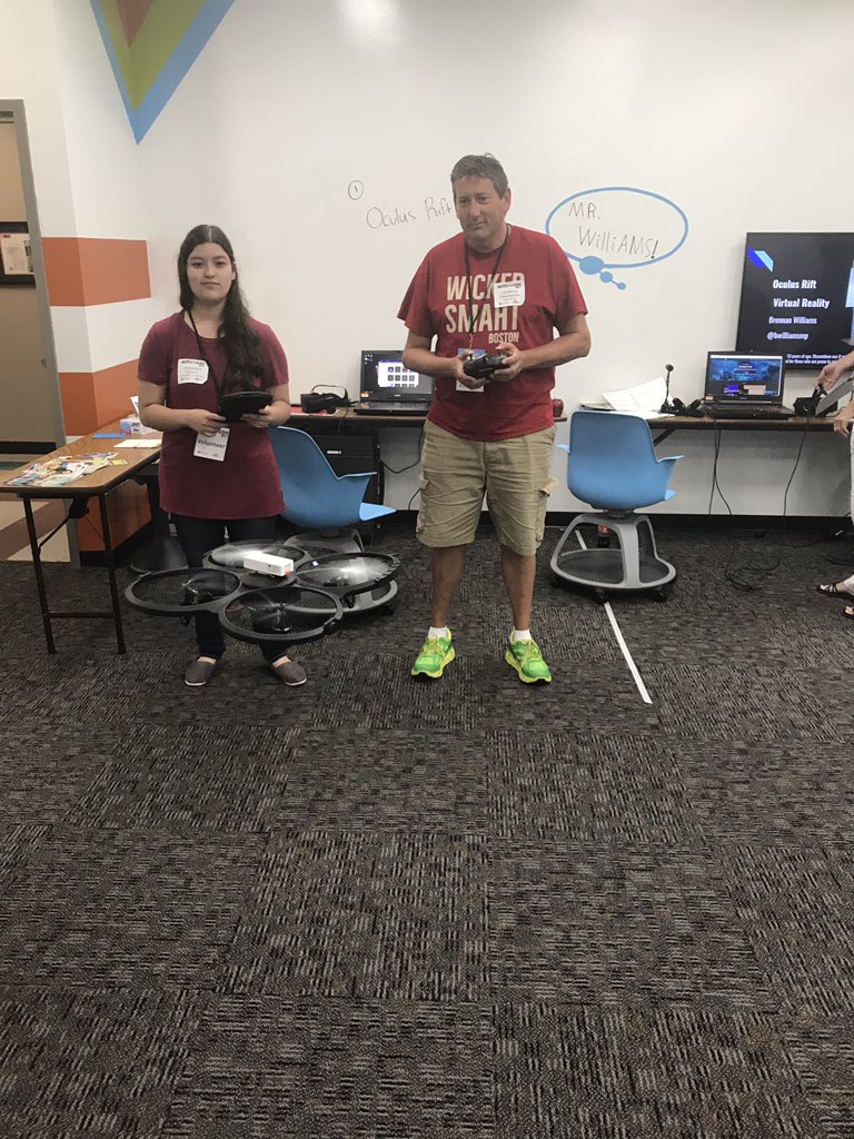 mrswilliams21c's tweet photo. Great time! So happy for all the passion I witnessed today about redesigned learning! #activcon17 @GPAEA @cameroncard @sallipence73 @shoing https://t.co/Kaeak8pdas