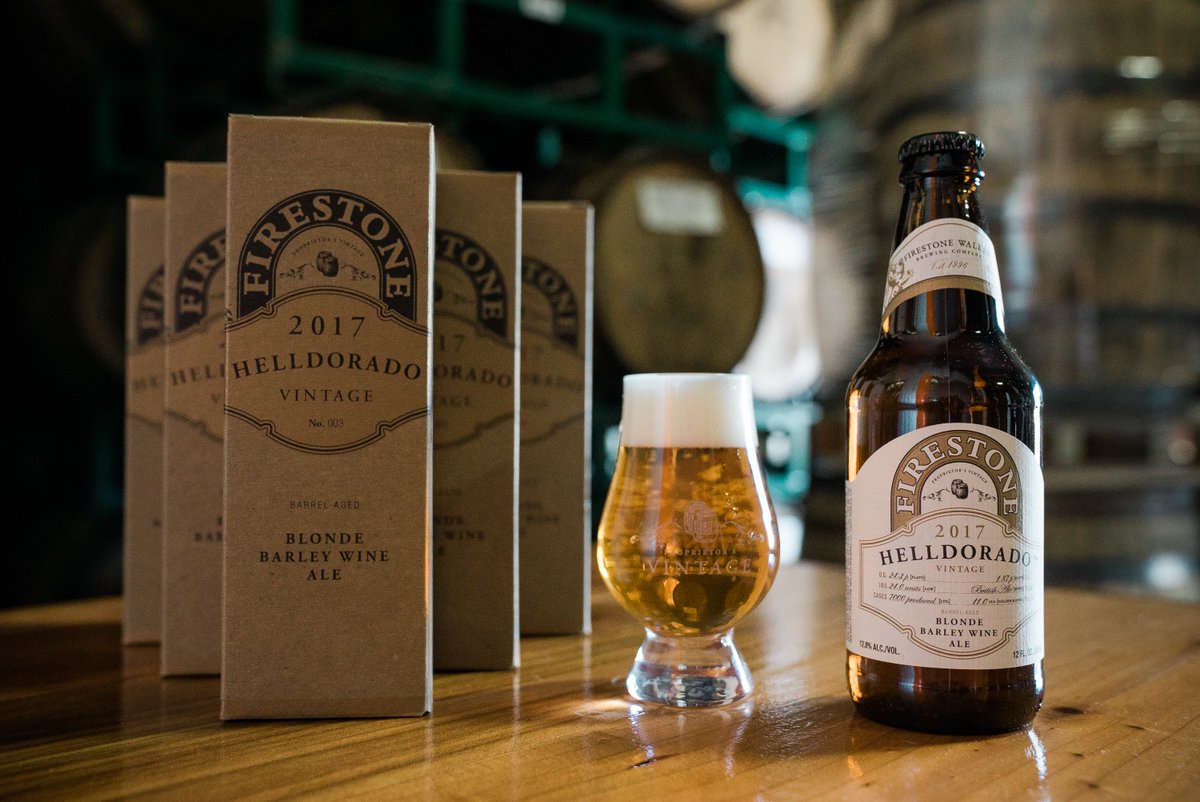 The blonde barleywine returns 8.5.17. #Helldorado #barrelagedbeer #BiL