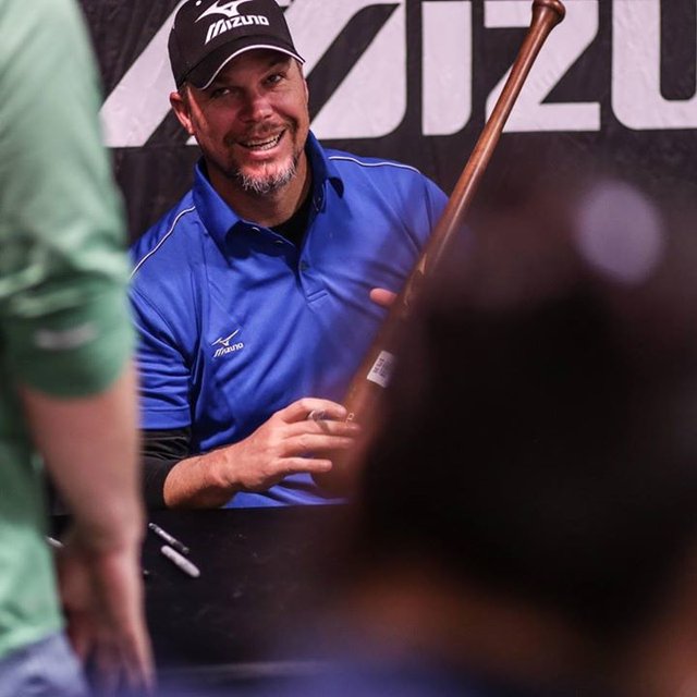 McDaniel_DWade's tweet photo. Baseball is back Atlanta and Chipper Jones is here! Stop by the Mizuno Experience Center from 6-7pm today and... https://t.co/T09ArseLiC https://t.co/TMe6evBTRK