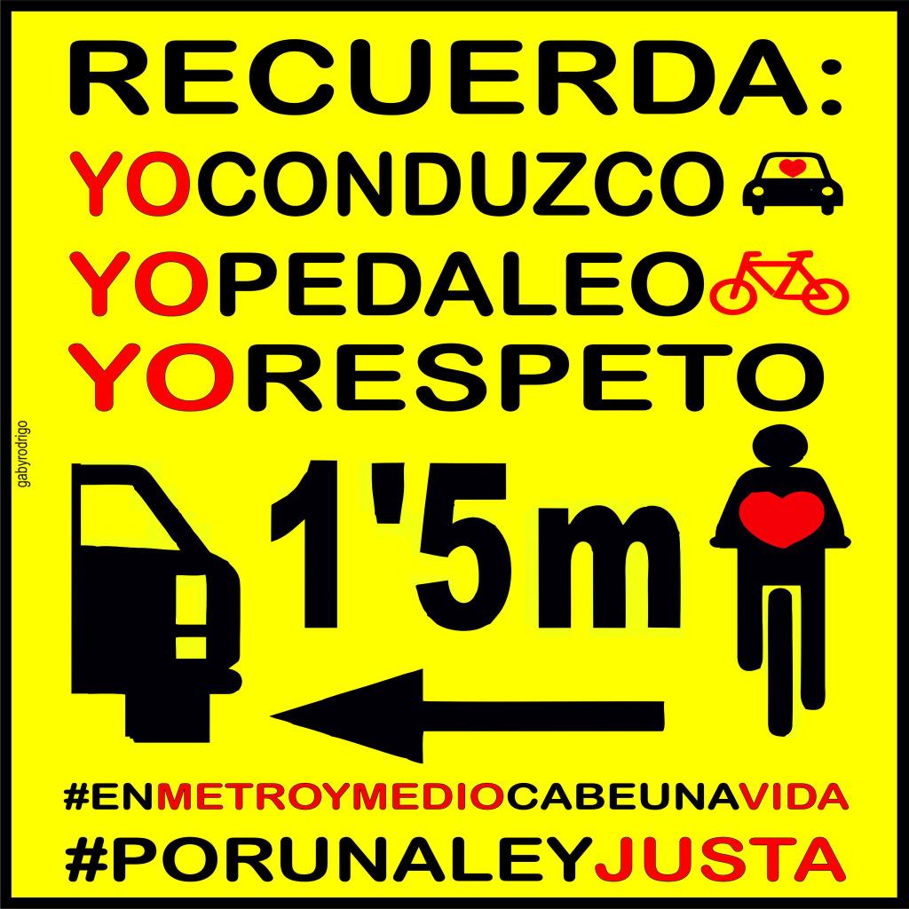 gabyrodrigo's tweet photo. ¿Que diferencia hay entre una persona que va caminando, en coche o en bici? 
Somos los mismos, aprendamos a convivir!!! https://t.co/WA4k12AWoo