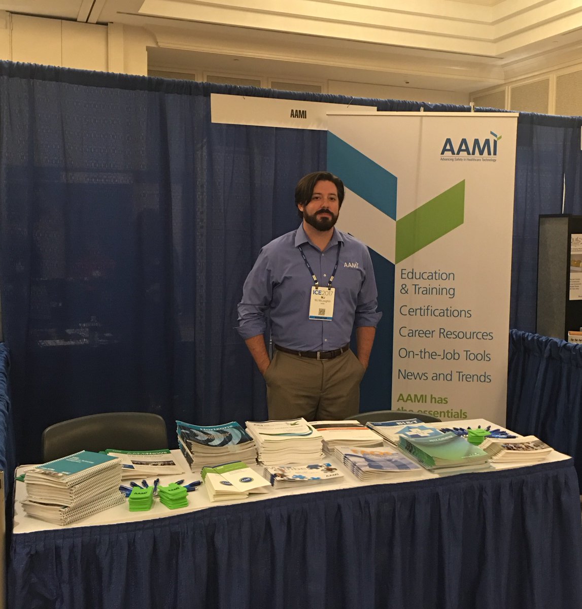 aami_connect's tweet photo. Just a few hours left to visit us at this year's Imaging Conference &amp; Expo (ICE). Stop by booth 308 &amp; say hi to MJ! #AttendICE https://t.co/arzyFROxKQ