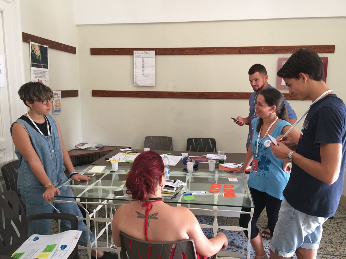 CreaAcademy's tweet photo. #crea17 on air now! 
We officially started our Italian journey! Team building and design thinking days :) 

#summer #academy #ostuni17 https://t.co/vB2qwIVZpm