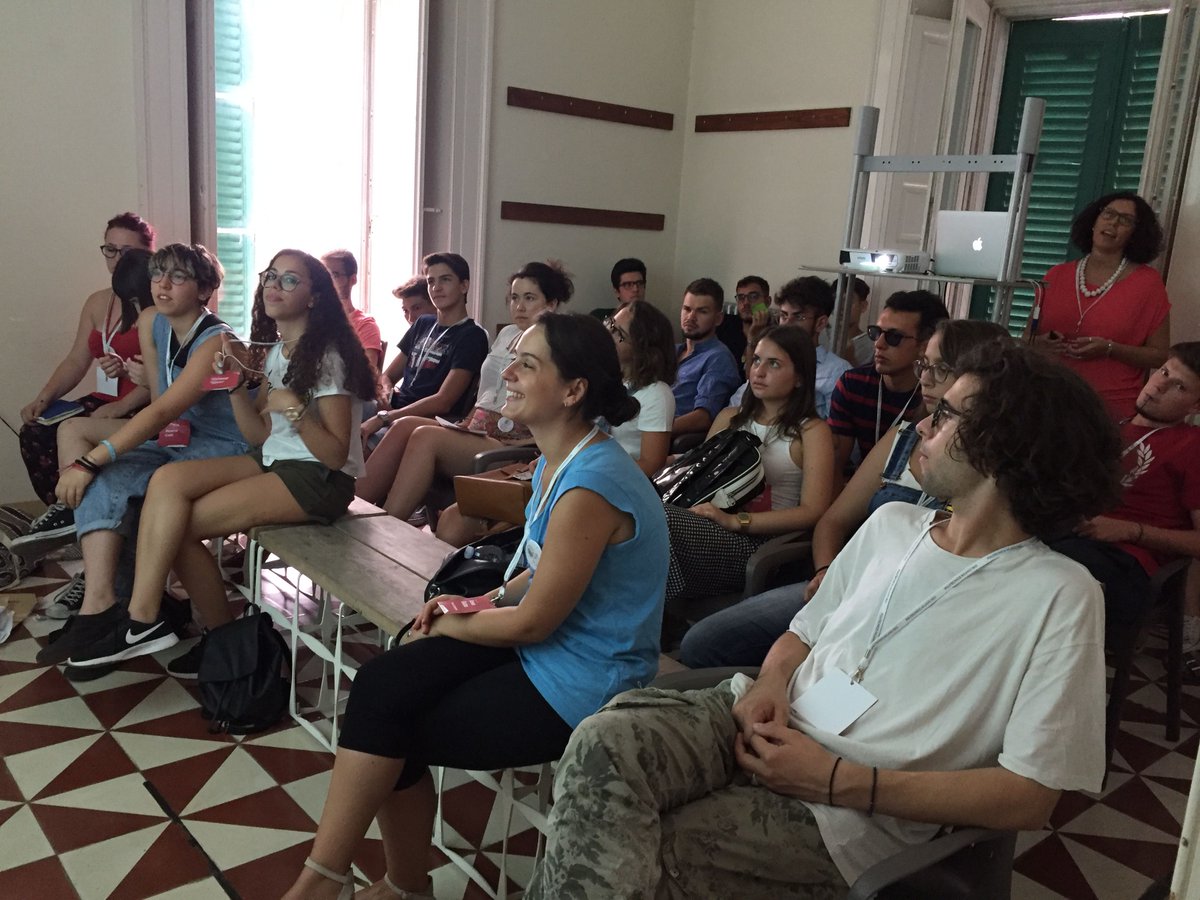 CreaAcademy's tweet photo. #crea17 on air now! 
We officially started our Italian journey! Team building and design thinking days :) 

#summer #academy #ostuni17 https://t.co/vB2qwIVZpm