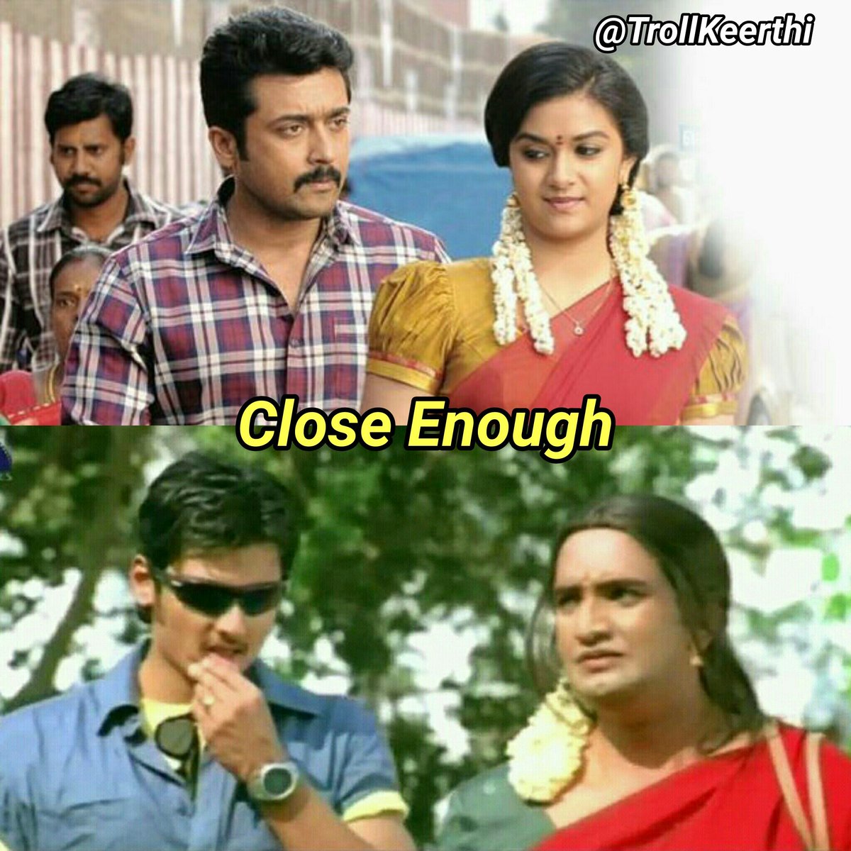 TrollKeerthi's tweet photo. #KeerthySuresh 😂👌 https://t.co/x03tYpGVB3