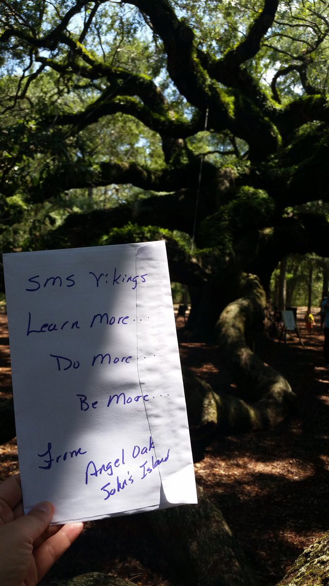 MsB_atSMS's tweet photo. Ms B is working while on vacation... Do I get paid for this? @ckennedync @SMS_Vikings https://t.co/Yp99Q3RG64