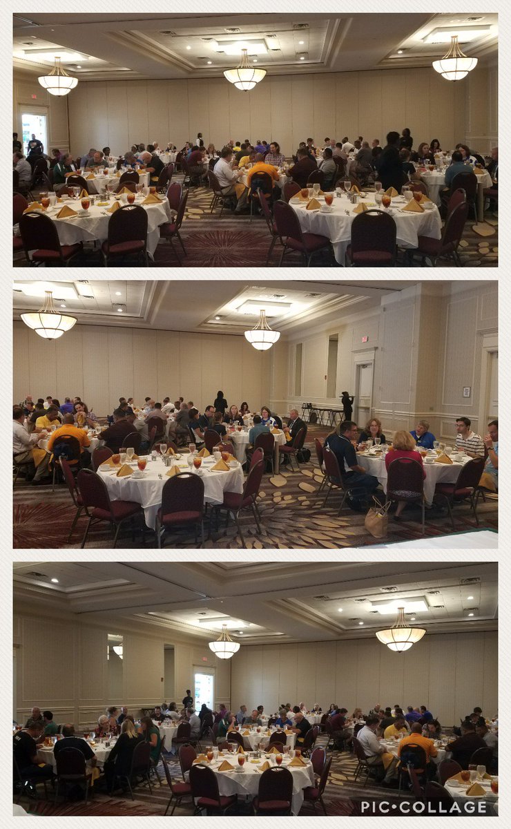 VA_TechEd's tweet photo. #VTEEA Opening Session &amp; Exhibitor Luncheon is well underway! https://t.co/JjVfb6HMBm https://t.co/dXQ2xsTTwS