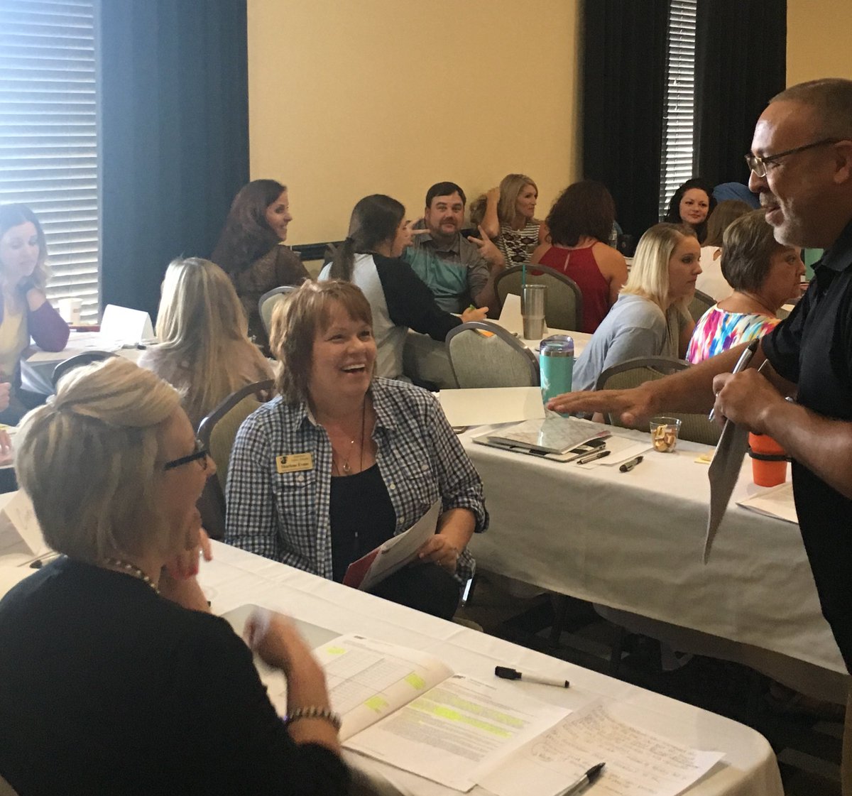 JPSHurricane's tweet photo. JPS Administrators from Supts to Principals observing/learning Eureka Math training for the district. #CaneClassroom #CanePD https://t.co/oLXx4klJKO