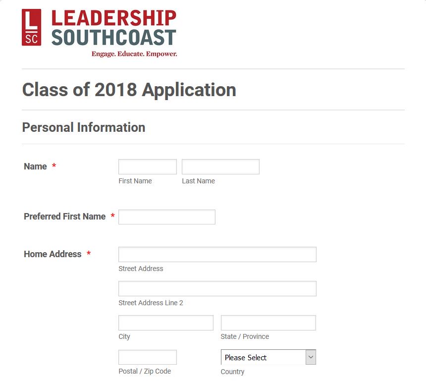 LeadershipSout1's tweet photo. Leadership SouthCoast is accepting applications for our 2018 cohort! Nominate someone or submit your application: https://t.co/5uybuYWu5O https://t.co/9n0BqENzdH