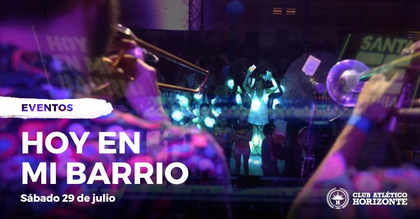 cahorizonte's tweet photo. 🎉 #Eventos - Este sábado 29 de julio están todos invitados a la nueva edición de “Hoy en mi Barrio” >> https://t.co/tjc7yr4OAz https://t.co/xOGJhyDRnS