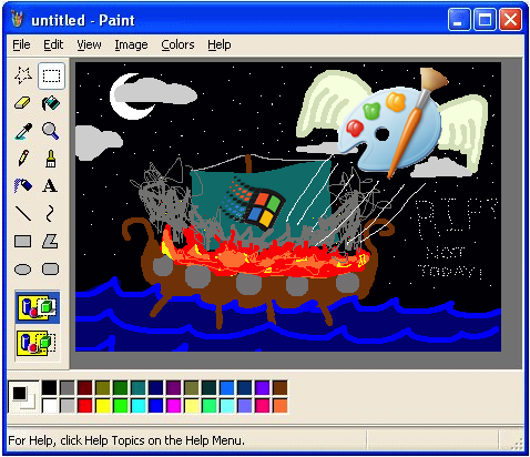 Codecademy's tweet photo. Rejoice! #MSPaint returns! 😇 https://t.co/l5YyUikjif https://t.co/q5LiZK8o0I