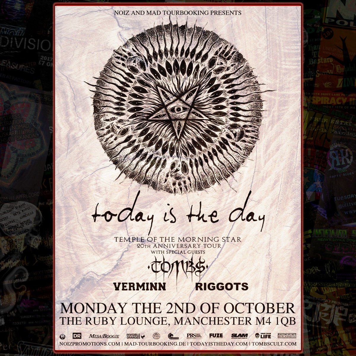 noizpromotions's tweet photo. JUST ANNOUNCED! Event page: https://t.co/T150rQZhgS /// #todayistheday #tombs #verminn #riggots #manchester #metal #noizpromotions #metal https://t.co/xLgU7Cd6KR