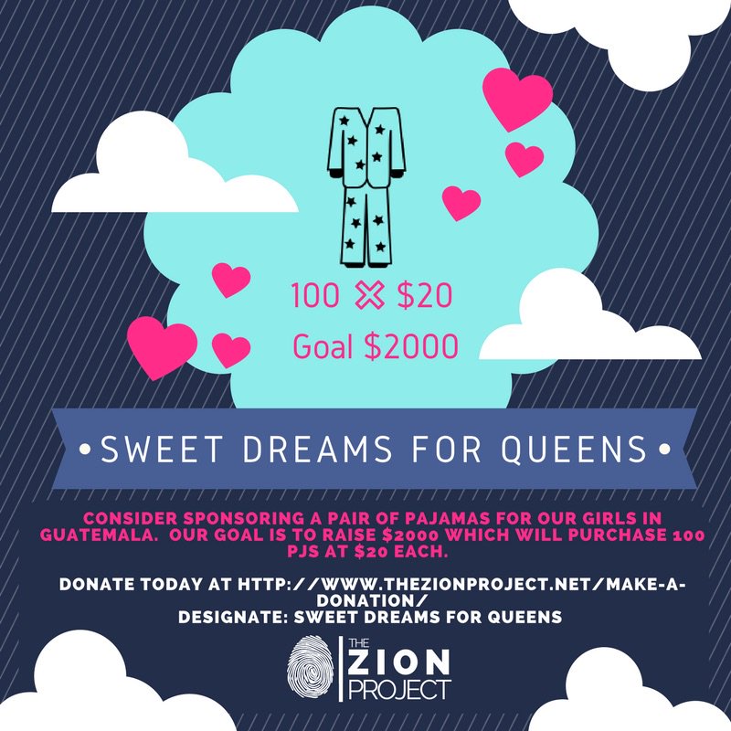 Snap a pic with your favorite pajamas and post to your social media with #zpsweetdreamsforqueens!  Help us raise money for the girls!