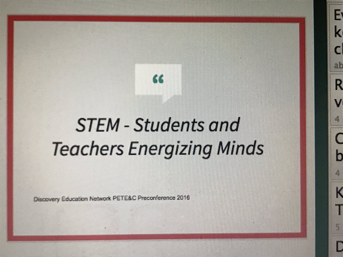 melannpero's tweet photo. LOVE this acronym! #kti17 #getSTEAMy https://t.co/tWtery4ZtS