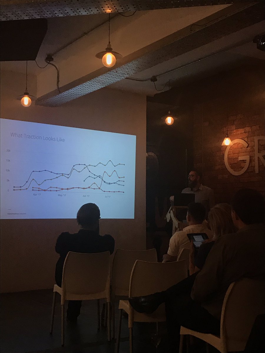 caitlingevers's tweet photo. At the Durban Search marketing MeetUp with @tyron_love &amp; @JellyfishSA_ focusing on Traction. https://t.co/vdBn13nGje