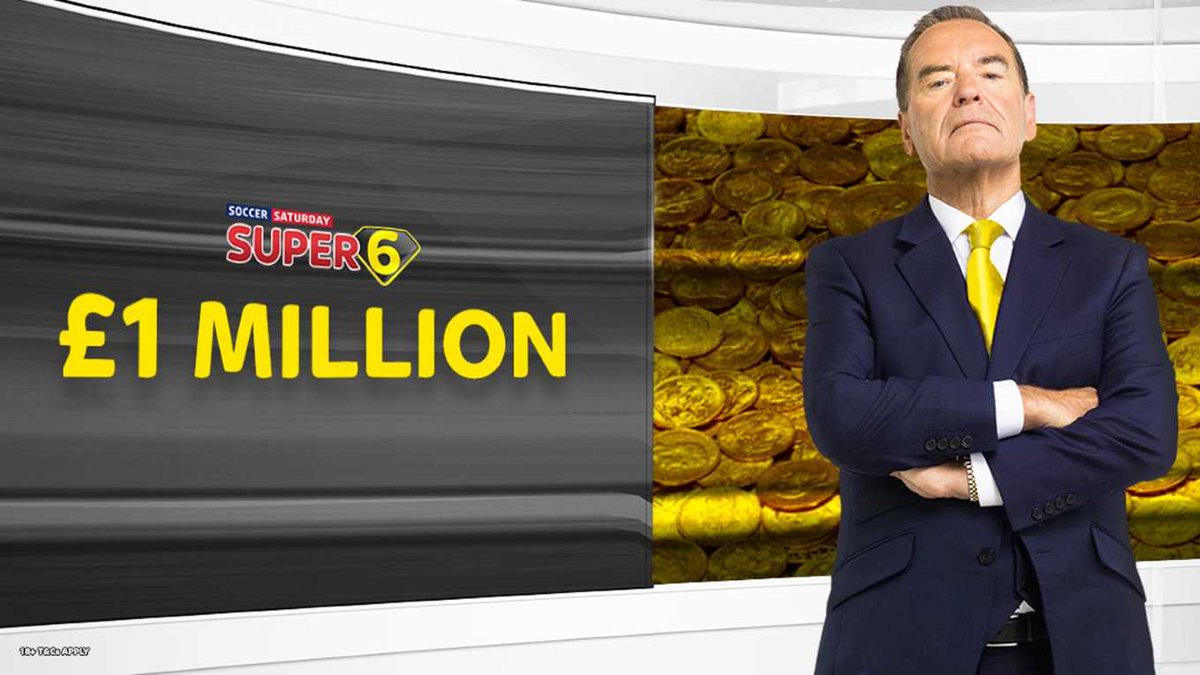 SkySuper6 is back! Join &amp; play for free predict 6 scores and win £1m #super6 Just click&gt; bit.ly/2rWIaBI