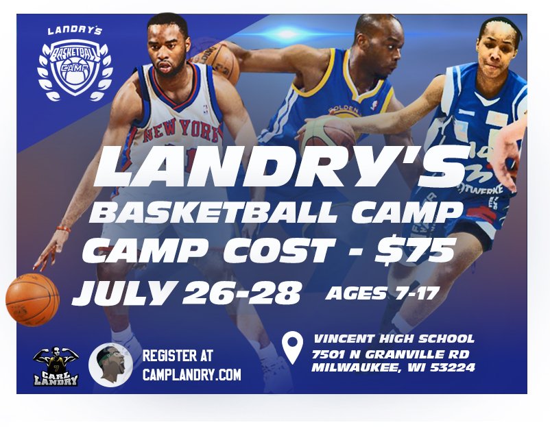 BringMarcusHome's tweet photo. 🏀 Sign up today! 💪 #summercamp #camp #mke #milwaukee #nbasummerleague #nba #skills #basketball https://t.co/V3qxKOPItR https://t.co/PXeNiBLdj2