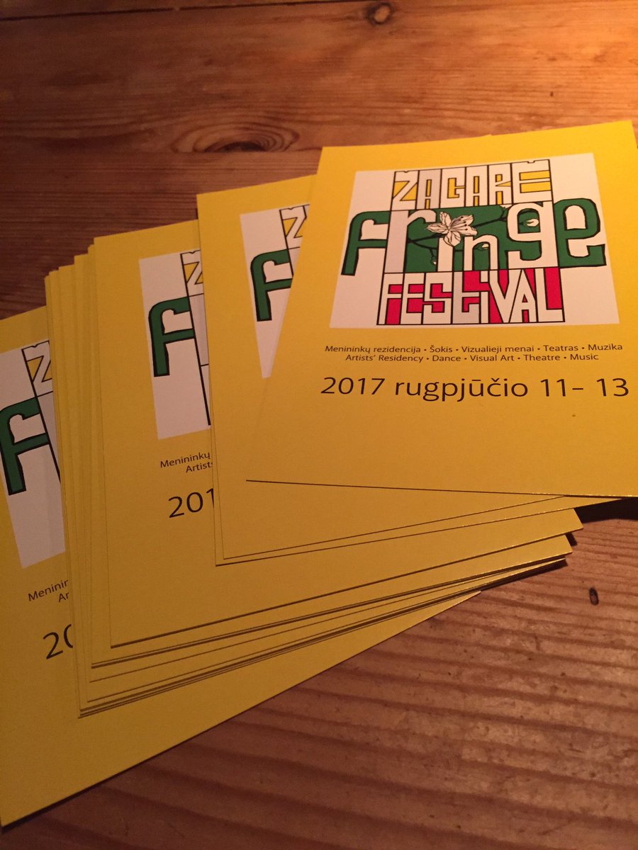 zagarefringe's tweet photo. Flyers are ready, fringe time is coming back to #Zagare! @worldfringenet https://t.co/O7m9gTaAzX