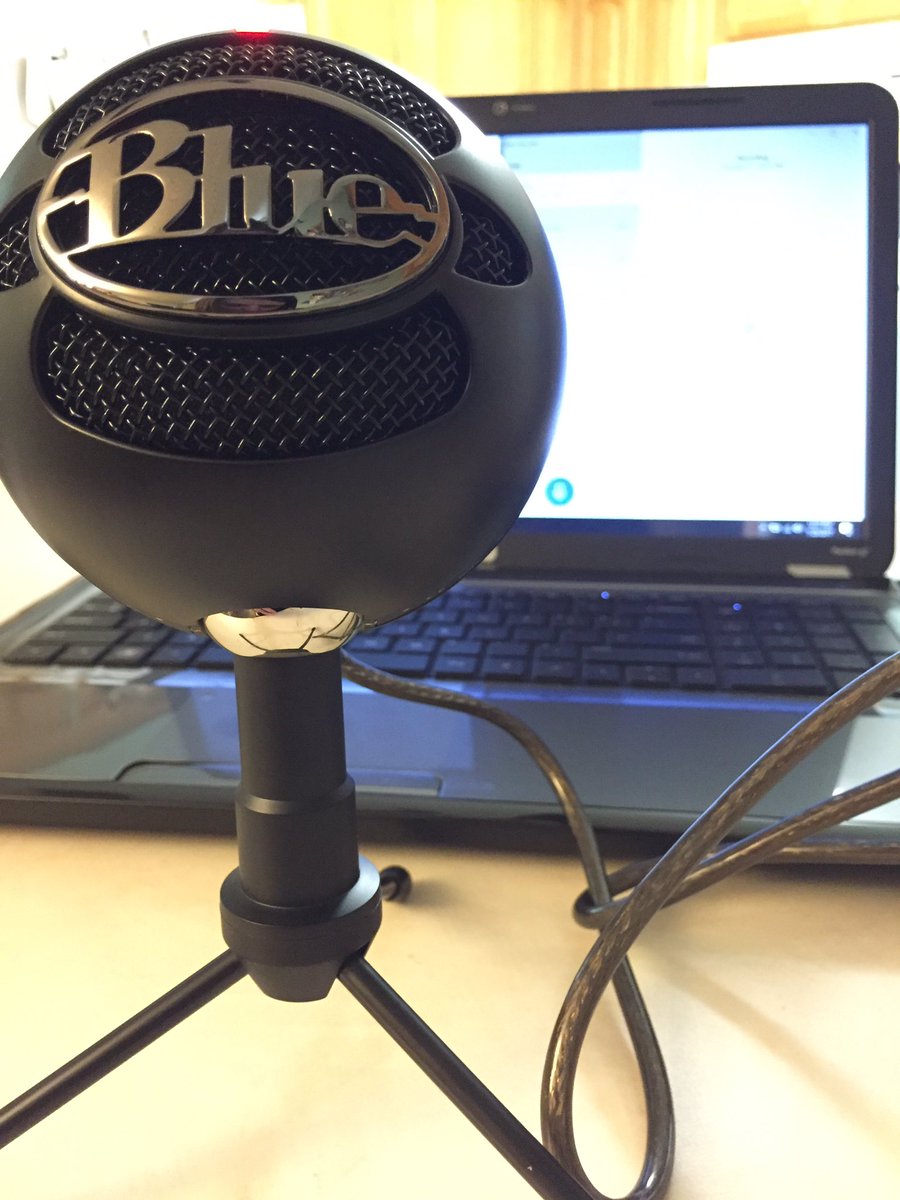 VWitherell's tweet photo. Using my new @BlueMicrophones Snowball iCE to record audio for our #PBIS expectations videos. The sound on this is awesome! Thanks #witcon17 https://t.co/jmhDnNbsEH