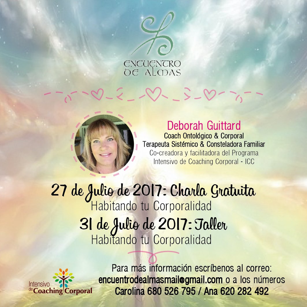 intensivocc's tweet photo. Feliz #Martes Con mucho entusiasmo te invito a participar en los eventos que realizaremos en Barcelona-España.
💃🏻💃🏻💃🏻#coachdeborah https://t.co/IzNzxsjYl3