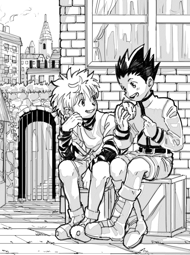 HUNTER×HUNTER
（リクエスト／キルア）

お久しぶりです・・・！
見たこと無かったハンター。リクエスト頂いてアニメを全て見ました。
驚くほど、泣きました。
素敵なリクエスト有り難うございます！ 
