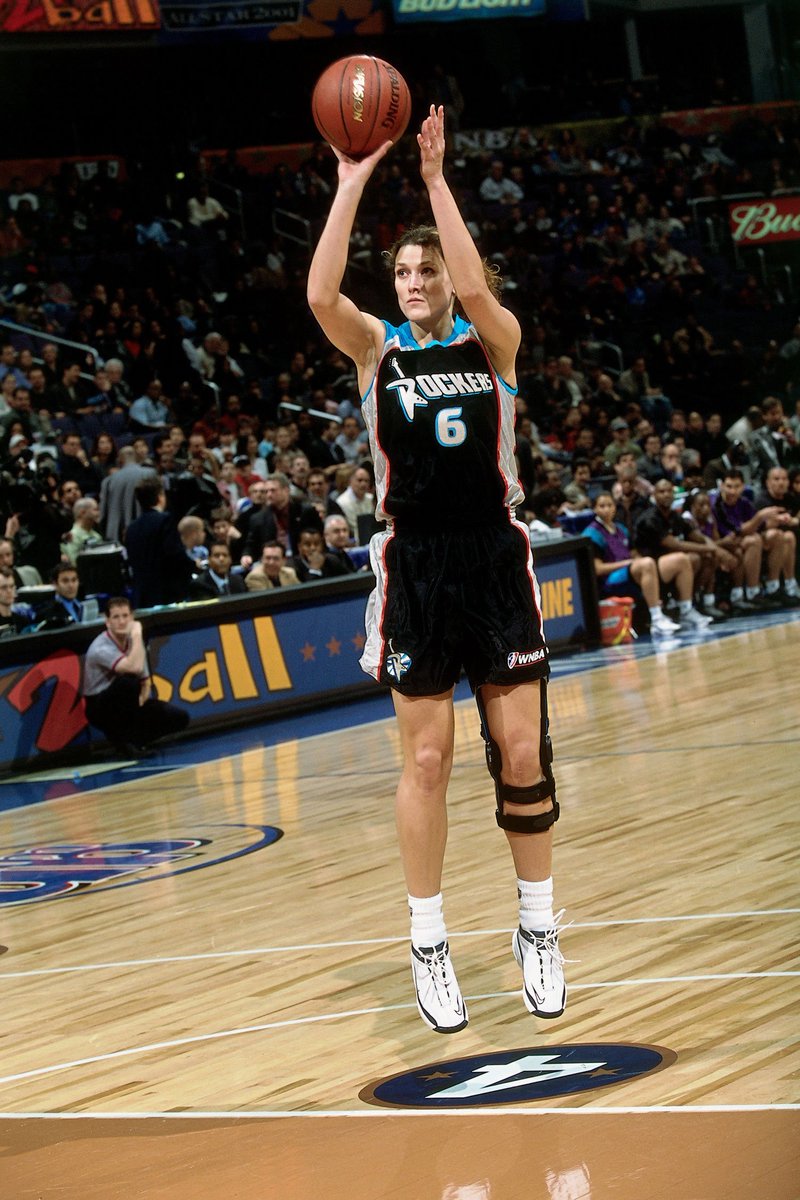 WNBA's tweet photo. @De11eDonne Eva Nemcova holds the #WNBA record with 66 consecutive free throws made from June 14, 1999 through June 5, 2000. https://t.co/iGgVIViCk0