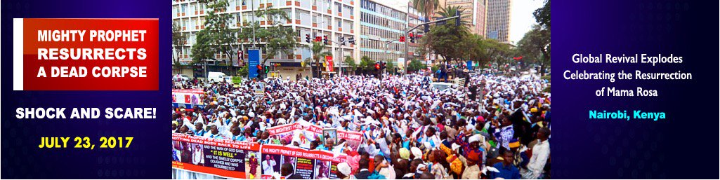 DelphineEvelyn1's tweet photo. GLOBAL REVIVAL EXPLODES CELEBRATING THE RESURRECTION OF MAMA ROSA BY THE MIGHTIEST PROPHET OF THE LORD
#MightyProphet ResurrectsCorpse https://t.co/iky6TCuBda