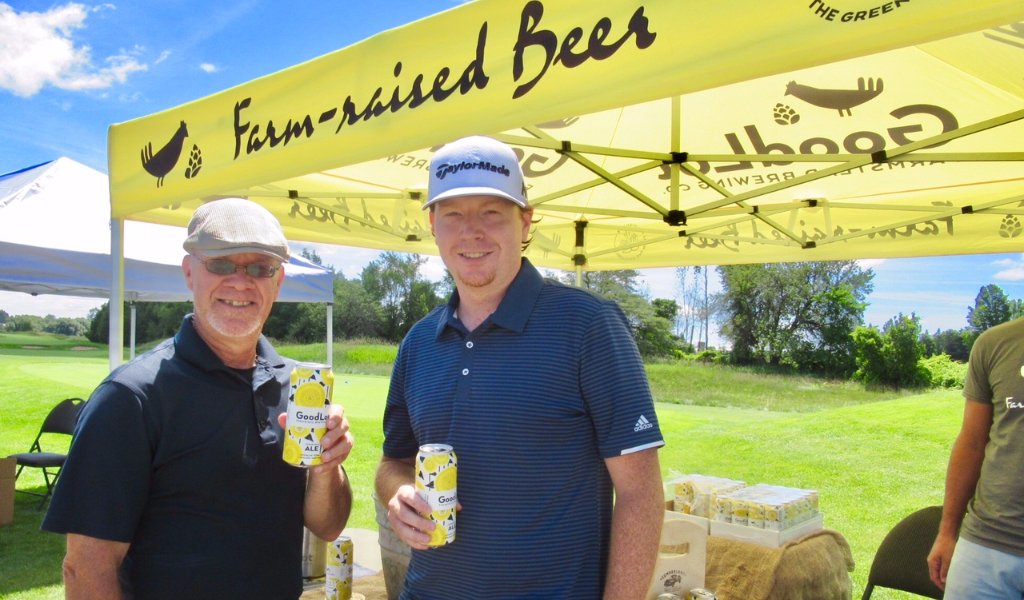 TPC_Toronto's tweet photo. Our neighbours at @Goodlotbeer have a little surprise waiting for golfers today on the 18th tee! #GoodLot #Local #Heathlands25 https://t.co/TgAsnwNGjC