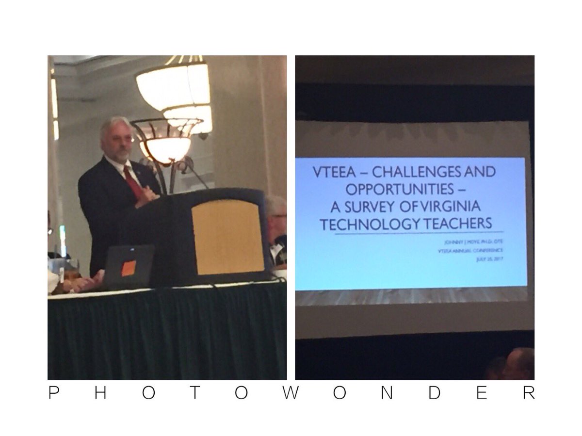 barbats's tweet photo. #VTEEA17 Dr. Johnny Moye delivering the challenges and opportunities for our field to VTEEA teachers. @iteea https://t.co/FgXnuNvTb9