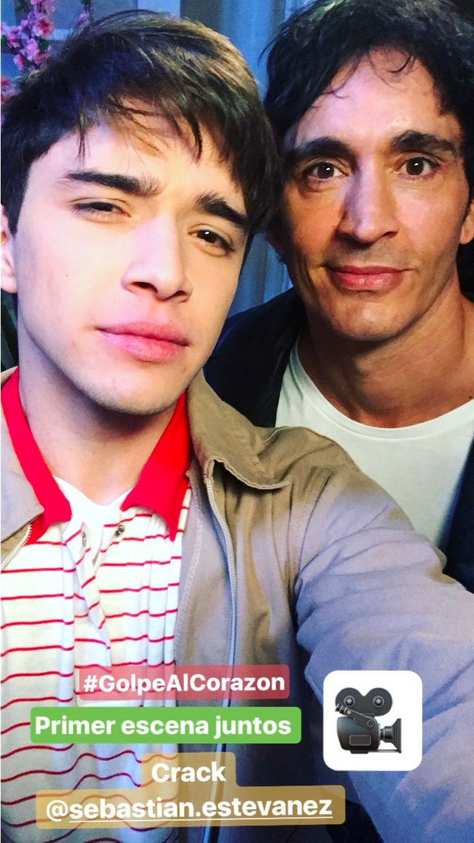 GACFcOficial's tweet photo. @JulianSerrano01 y @sebaestevanez grabando #GolpeAlCorazon https://t.co/QoncfL9BMY