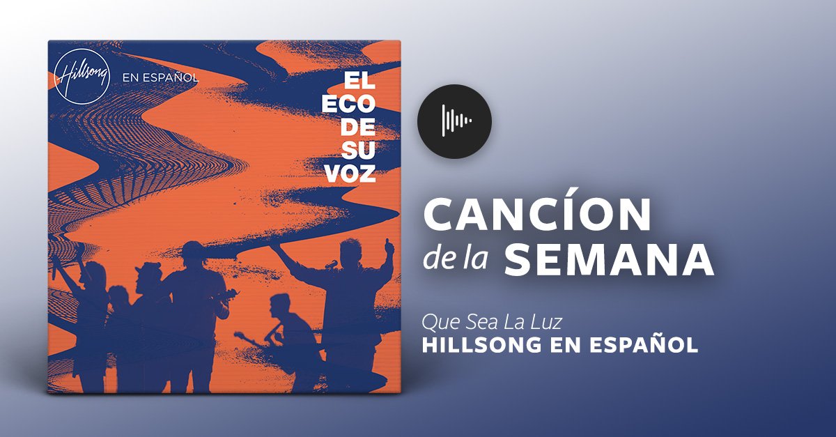 CANCION DE LA SEMANA 📲
¡Encuentra «Que Sea Luz» de <a href="/HillsongEsp/">Hillsong en Español</a> en Playback!
Traducción 👉🏽 ow.ly/brvj30dU6gE