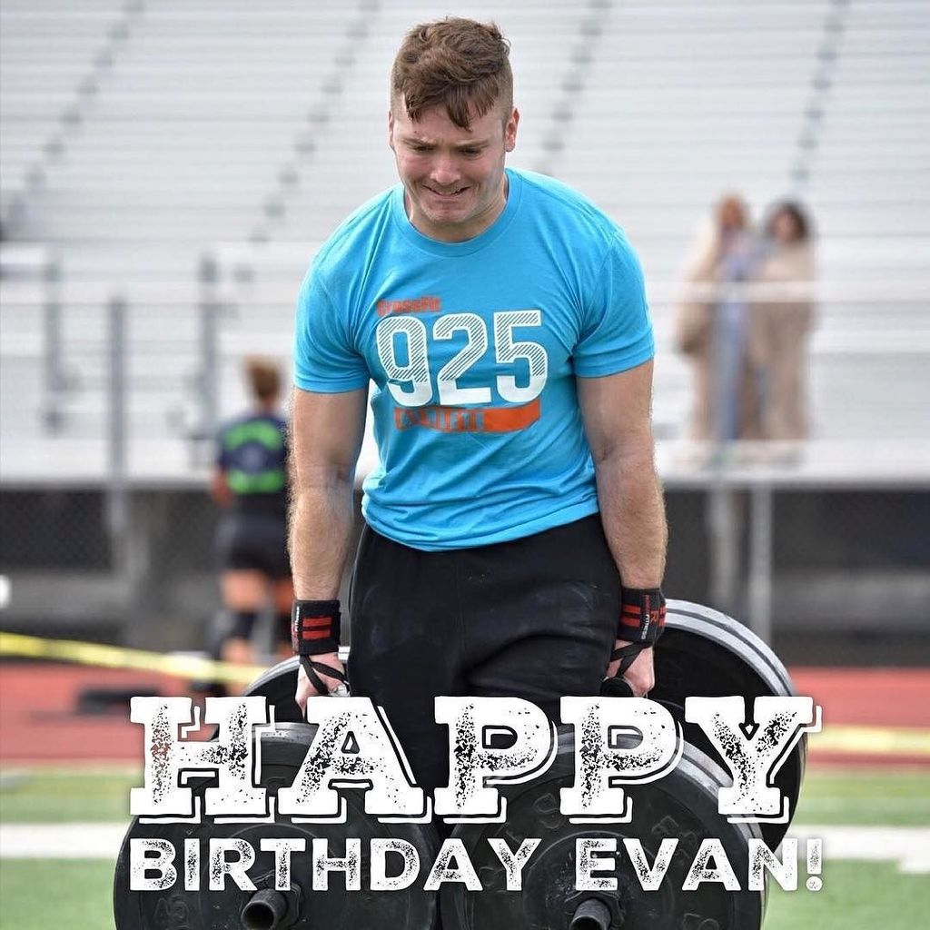 CrossFit925's tweet photo. Happy Birthday Evan! #choosetobestrong | #crossfit | #wod | #success | #accountability | #followme | #follow | #results | #fitfam | #commun… https://t.co/q3xIvwdTJc