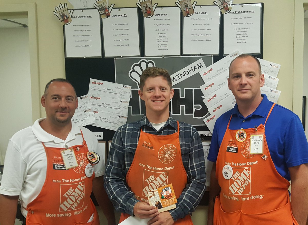 Adam being recognized for exceptional customer service!
<a href="/ShayThomasTHD/">Shay Thomas</a> 
<a href="/DianeRaymond26/">Diane Raymond</a>