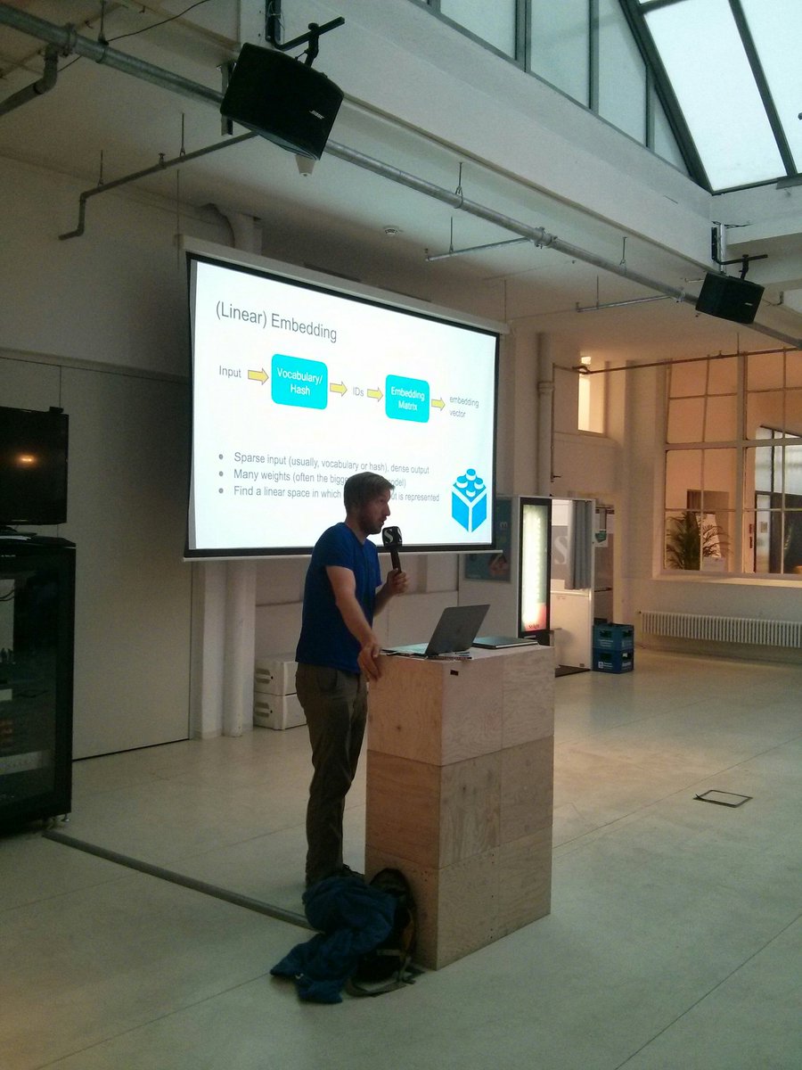 lc0d3r's tweet photo. Great talk by @martin_wicke on #TensorFlow and how to practically use it for different tasks at @hack_ai #hackml https://t.co/BaaQjAgXYv
