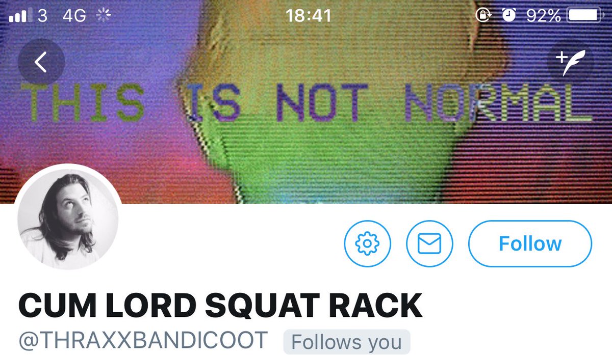 Thank you for bringing this user name to my attention @THRAXXBANDICOOT 😍😂