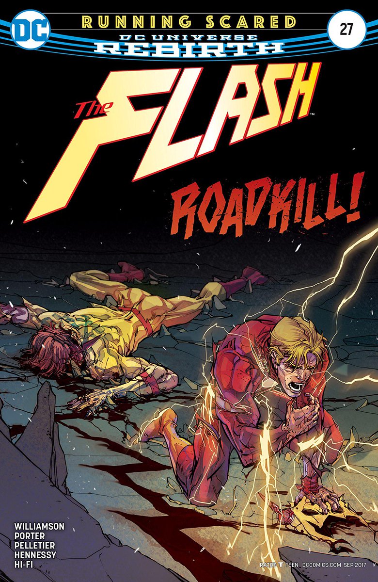 DCOfficial's tweet photo. Negative Flash is negative in the preview of THE FLASH #27. And in this case, "negative" means "pure evil." https://t.co/epbo1zSjpR https://t.co/f1QJhncg2O