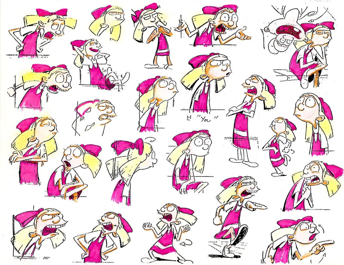 AnimationRecal's tweet photo. #HeyArnold #ConceptArt #CharacterDesign #90sNick https://t.co/DhSoOUvErC