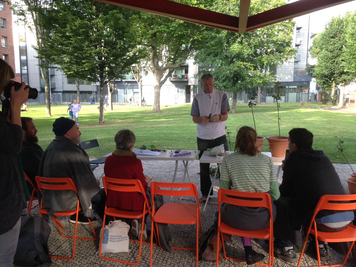 Lovely evening for grafting workshop with seoidin o Sullivan. #Treeline_Prj <a href="/mary_cremin/">Mary Cremin</a>