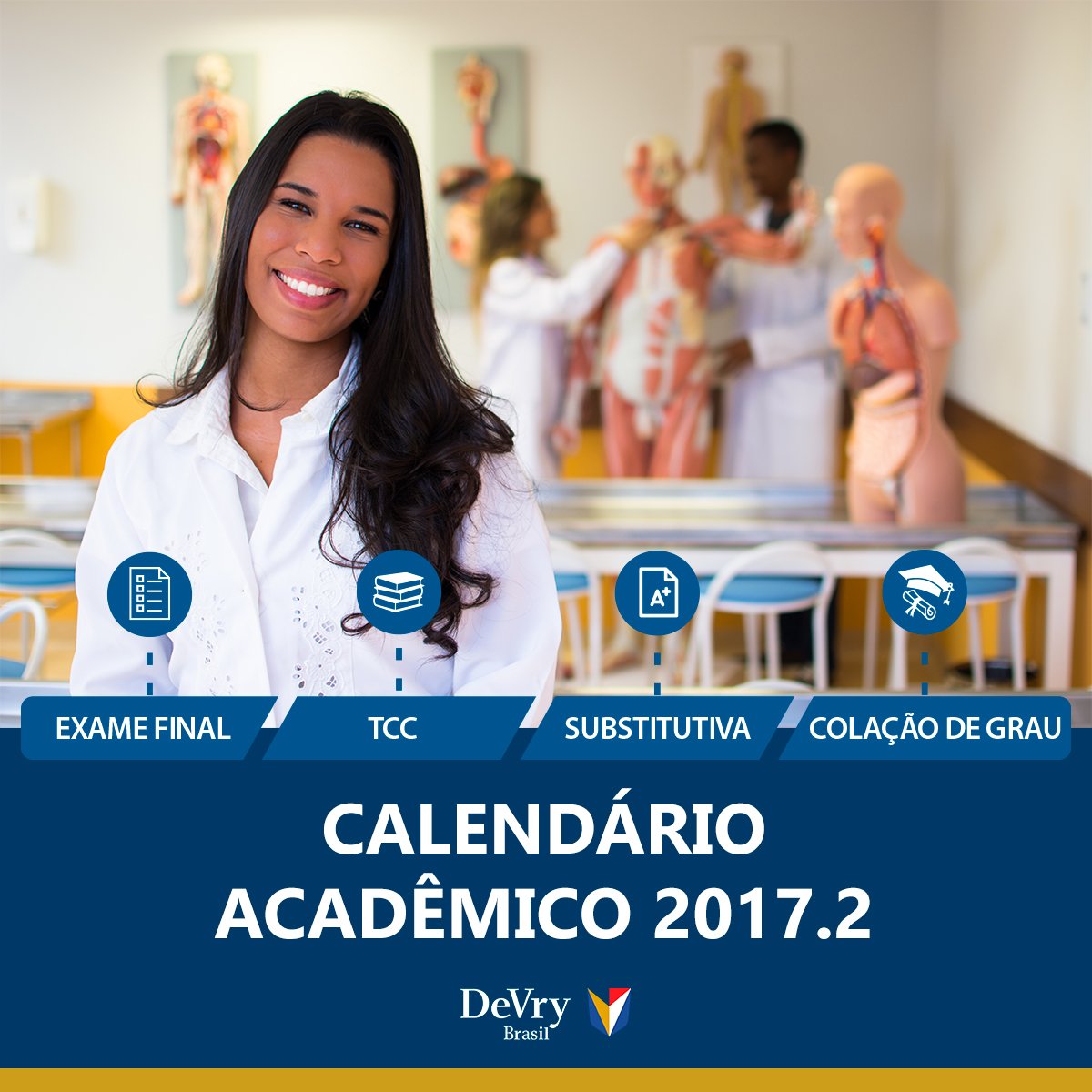 wydenoficial's tweet photo. Saiu o Calendário Acadêmico do segundo semestre de 2017! Confira: https://t.co/D1iDPFe4Jb #TeamDeVry https://t.co/ZtGDTvAM86