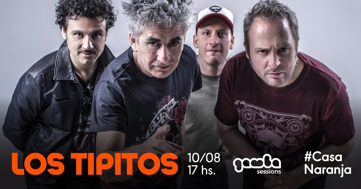 Para agendar ➡️  El 10/8 llegan <a href="/los_tipitos/">los_tipitos_oficial</a> a #CasaNaranja para un acústico junto a @Gamba1063! Pronto hay sorteo!