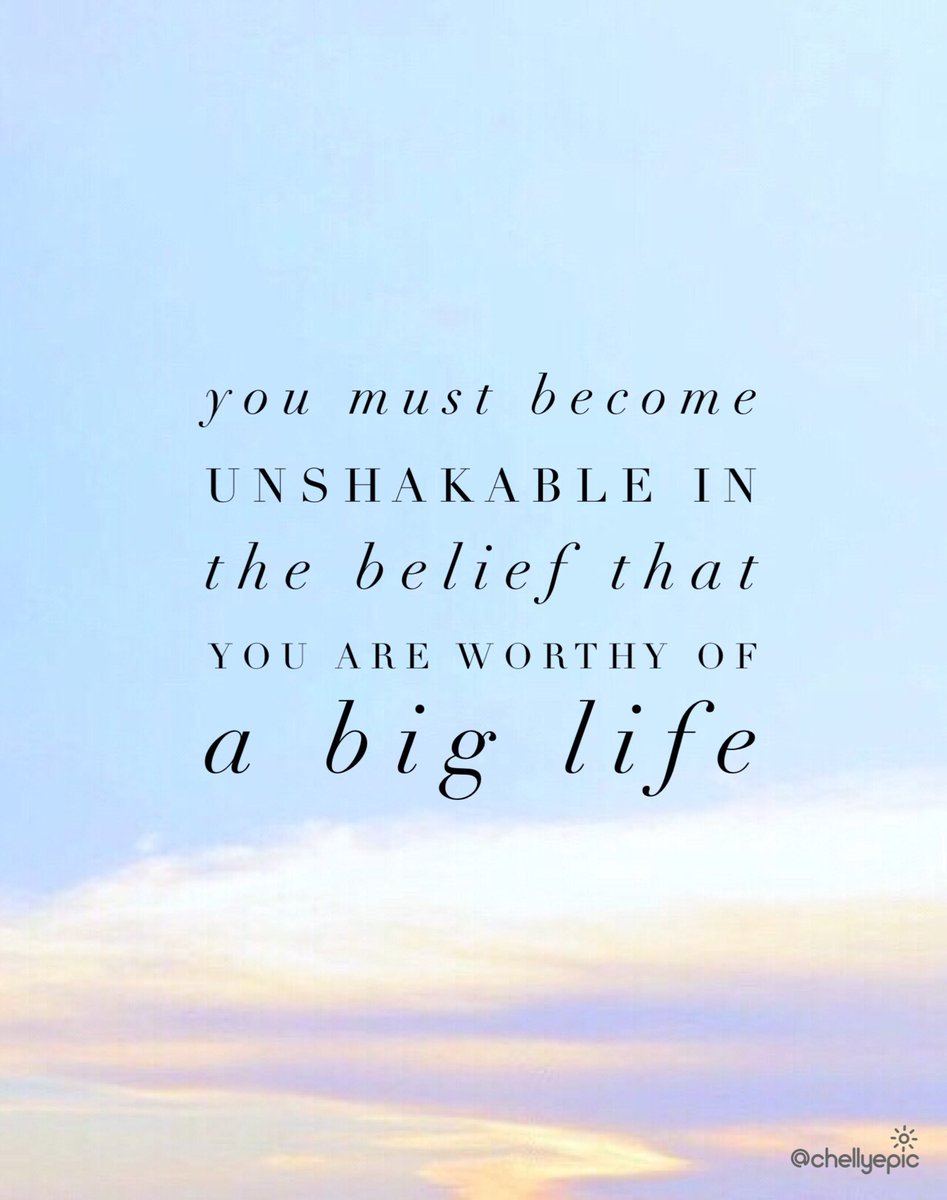 chellyepic's tweet photo. Shake off your self-doubt. You are #worthy, have the #potential to do anything &amp; deserve the #bestlife. 
#unshakable #believeinyourself https://t.co/v3dfIIiIeV