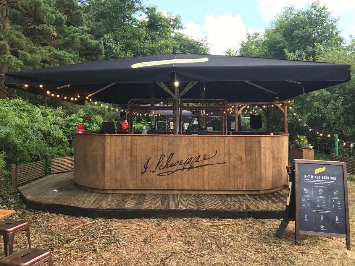DHBlive's tweet photo. We can't wait to get the awesome @SchweppesGB Alchemy Bar LIVE @CampBestival this weekend! 🙌🏽🌈 here it is @IsleOfWightFest 🍸 https://t.co/426vr1PuN8