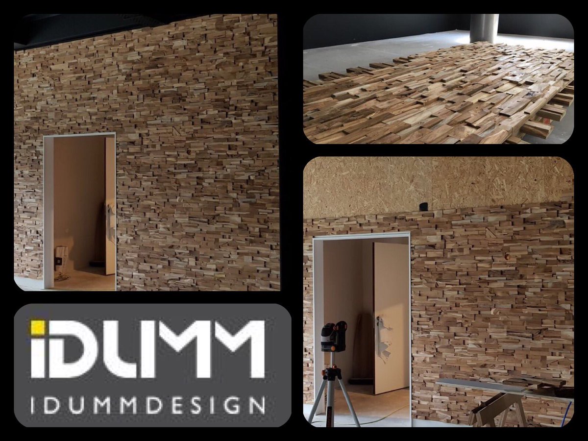Binnenkort te bewonderen in onze nieuwe #showroom! Decoratieve #woodpanels.