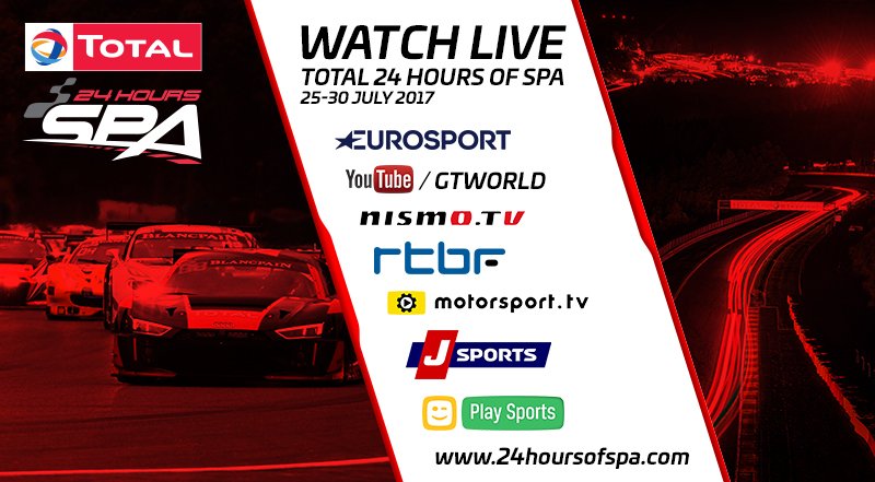 There is no excuse not to follow the greatest GT race on earth! 24hoursofspa.com/news/995/immer… #spa24h #BlancpainGT