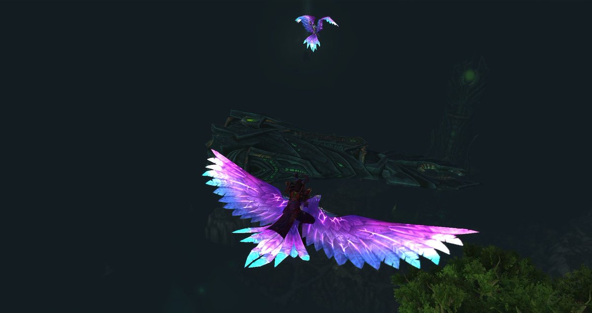 Wowhead's tweet photo. Looks like Khadgar's arcane raven will be a mount in 7.3 - Violet Spellwing listed from the Blood of a Titan quest https://t.co/JAXzirRmn2 https://t.co/6hpaXRWicH
