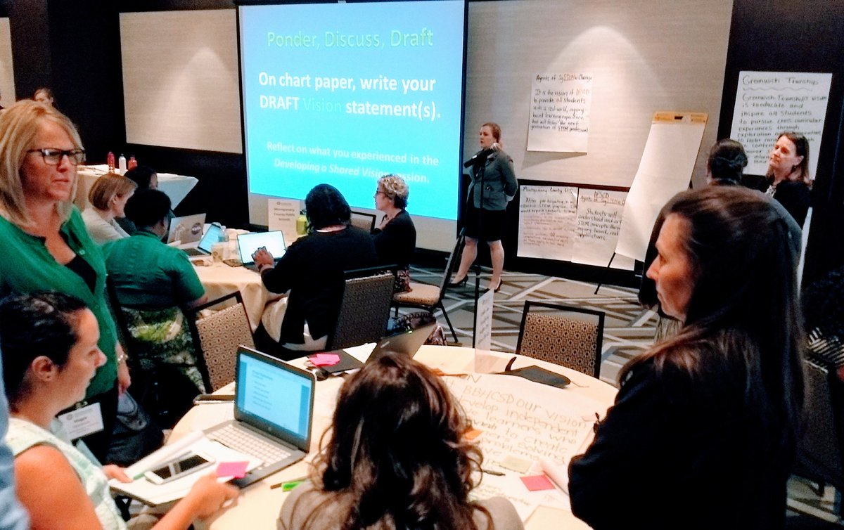 samichiang's tweet photo. Educator teams have been working hard all day learning how to transform STEM education in their districts! 📚✏️📐 #laserspi @SmithsonianScie https://t.co/gTzzSrMUZV