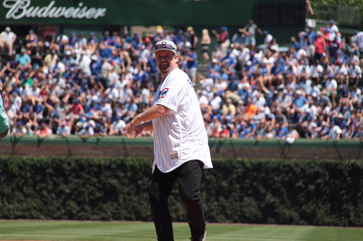 Cubs's tweet photo. '84 Cy Young winner.

He's still got it. https://t.co/UFKcrdn8lf
