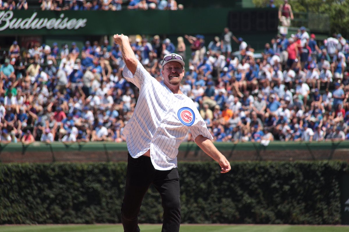 Cubs's tweet photo. '84 Cy Young winner.

He's still got it. https://t.co/UFKcrdn8lf